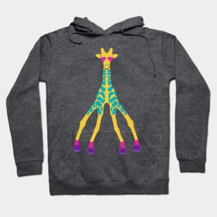 Y2K Giraffe in Sunglasses Hoodie